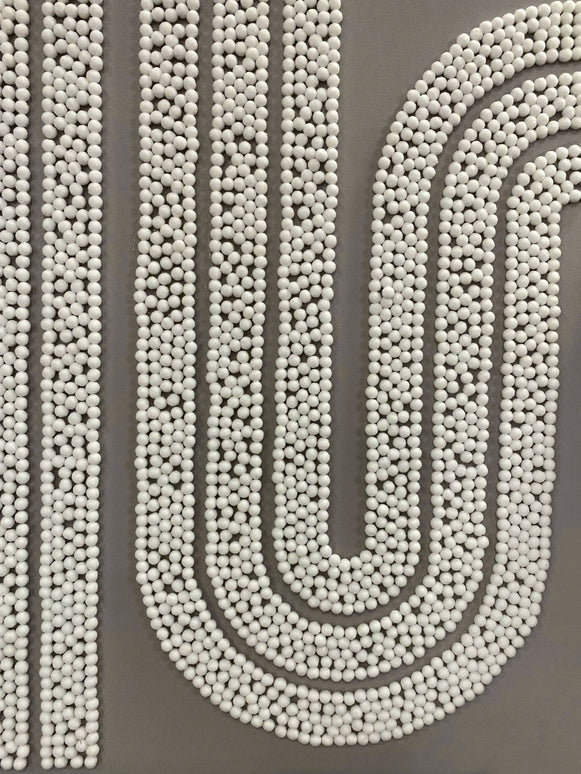 Tablou bej texturat în relief – 82×122 cm | Olivy