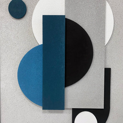 Tablou abstract geometric în relief – 60×80 cm | Olivy