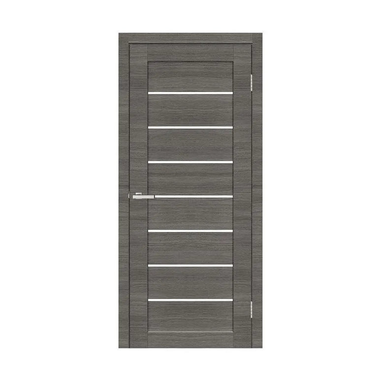 Ușă de interior Deco 10 cu toc fix, Ash line Omis
