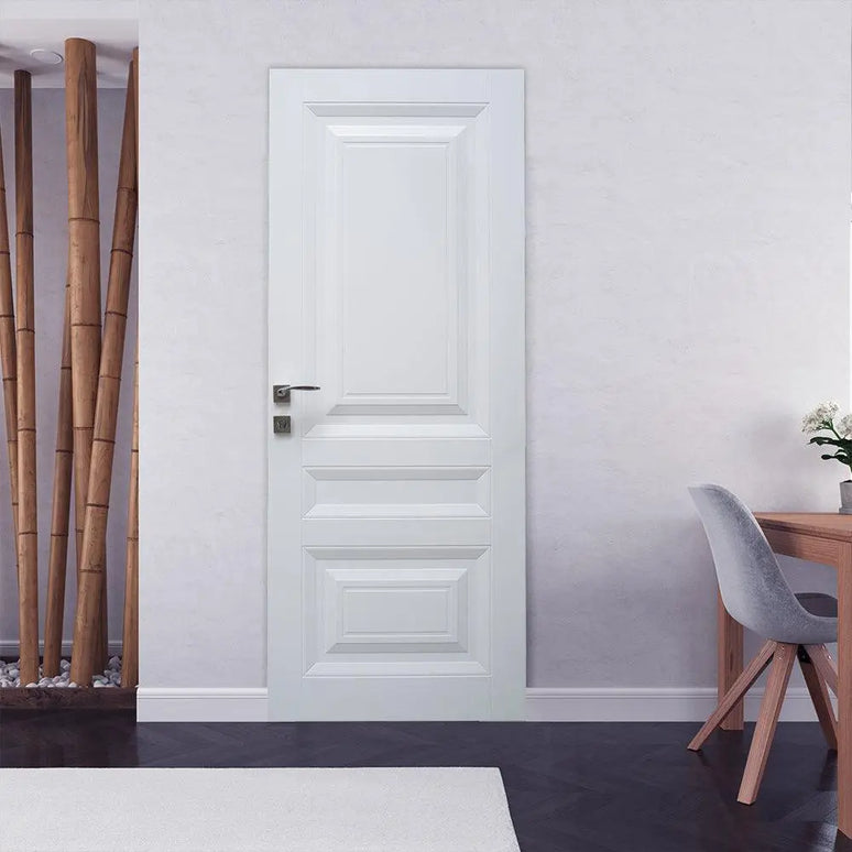 Ușă interior Smart 3 albă mată – complet echipată, cu toc reglabil Rezult