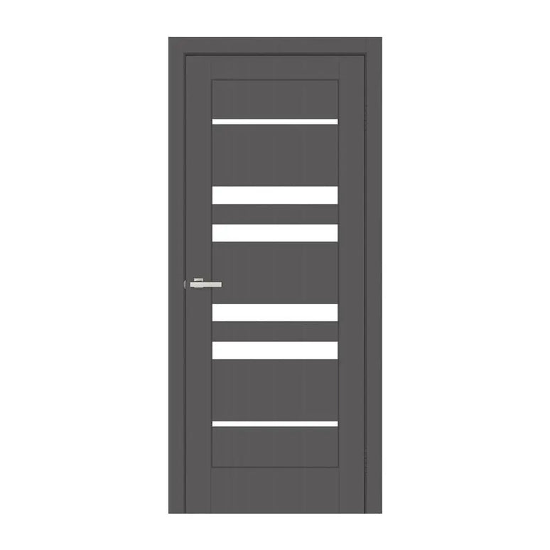 Ușă interior Rino 06 Graphite Silk Mat – complet echipată Omis