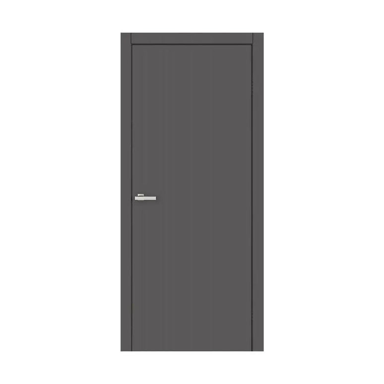 Ușă interior Blank Graphite – complet echipată, cu toc reglabil Omis