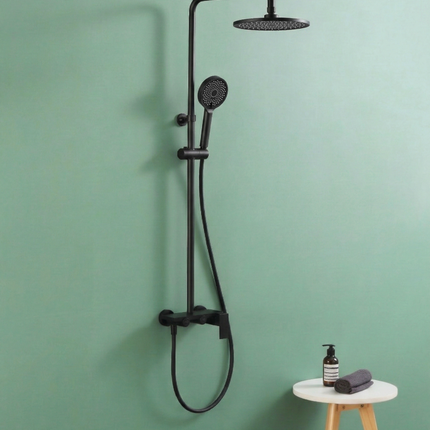 Coloană de duș 2 funcții – Triton – Negru mat