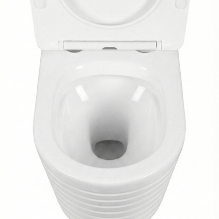 Vas WC Suspendat Rimless – Alb Lucios Striat