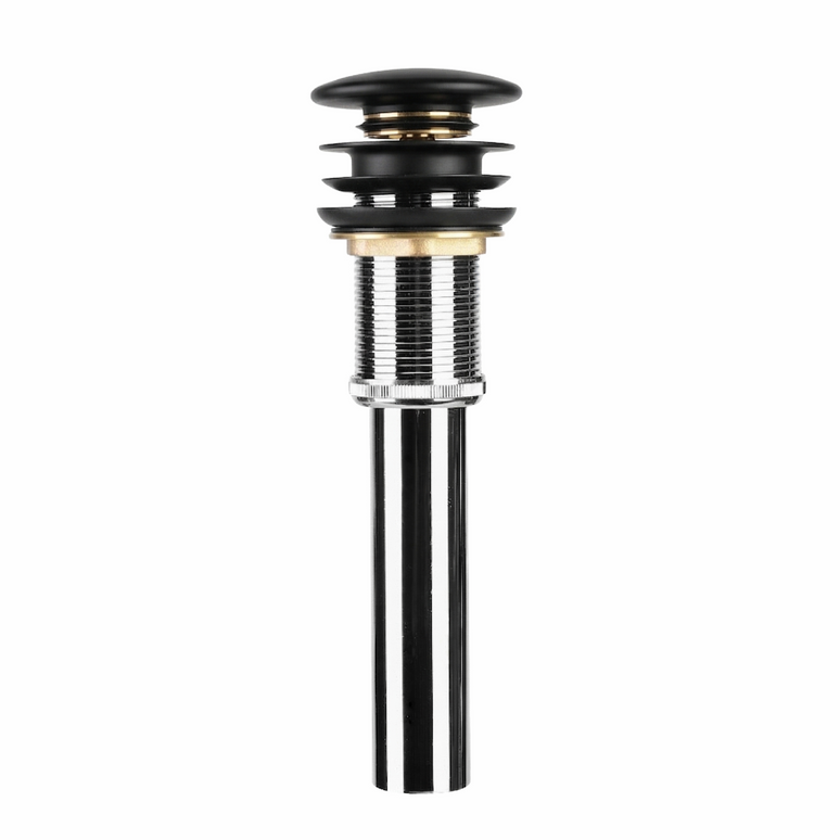 Ventil lavoar tip pop-up cu capac ceramic negru