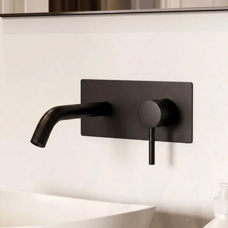 Baterie lavoar încastrată JH-18132 – negru mat