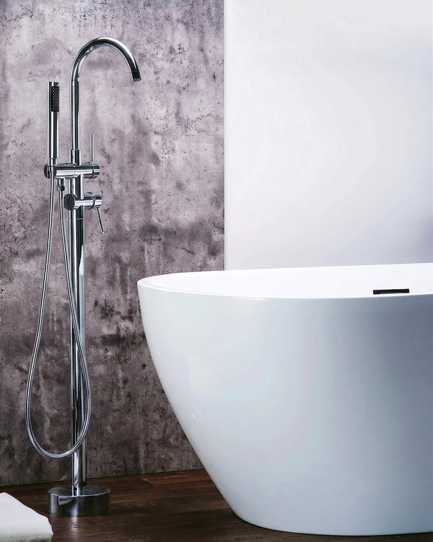 Baterie cadă freestanding JH-9002 cu duș de mână – crom