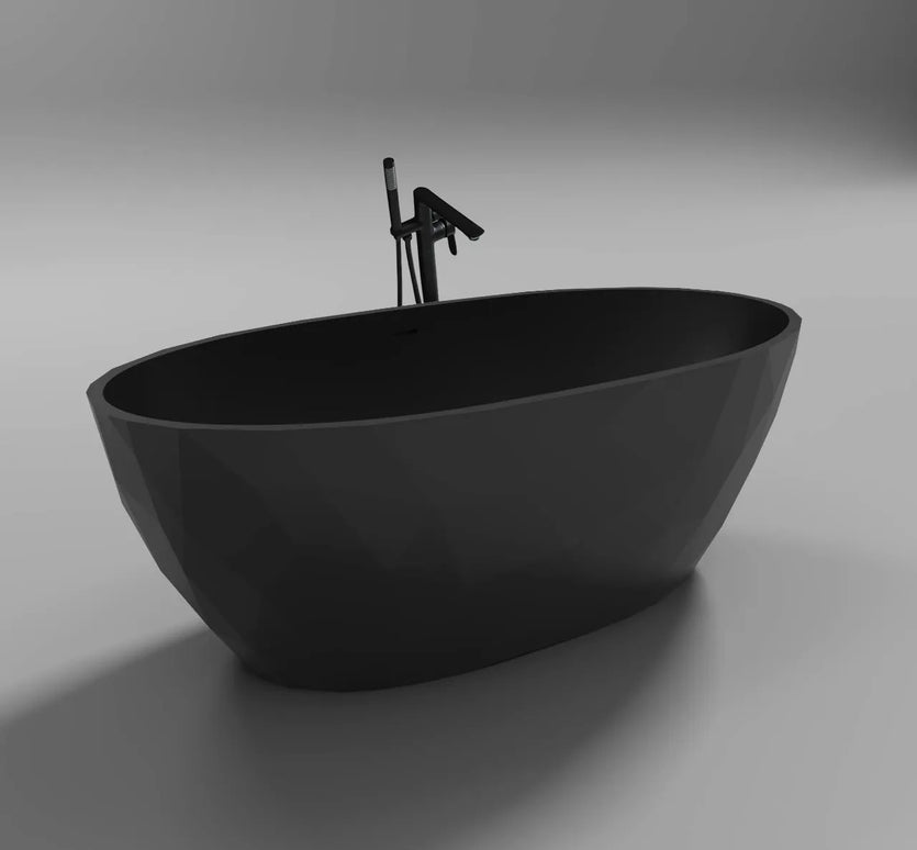 Cada din acril freestanding elaya JL6815 negru mat