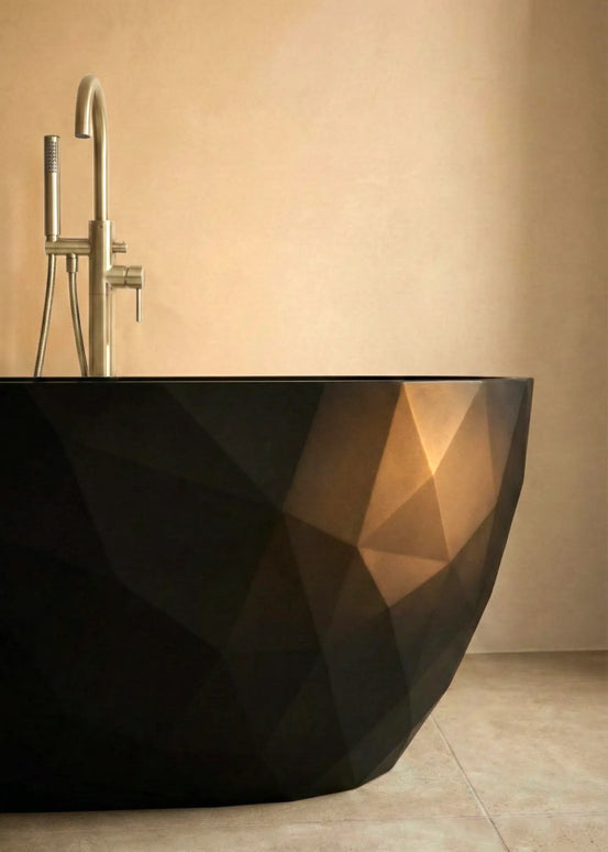 Cada din acril freestanding elaya JL6815 negru mat