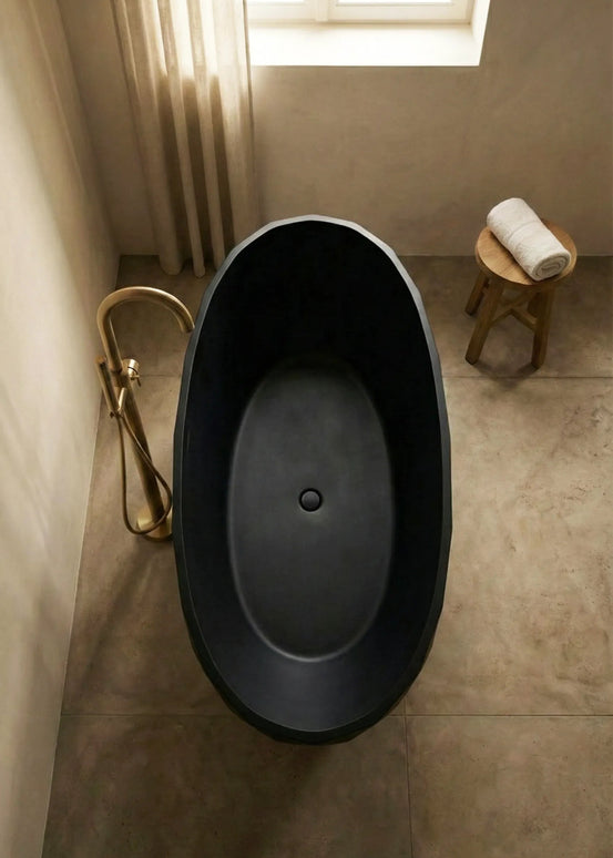 Cada din acril freestanding elaya JL6815 negru mat