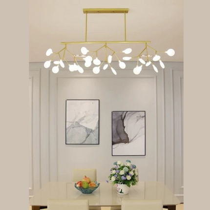 Lustra LED Branch Art 1, suspendata, 54W, cu 27 becuri, G4,auriu 66010/C27 GD