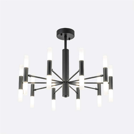 Lustra LED Creative Modern, bec G4, stil minimalist, negru G3870/20 BK