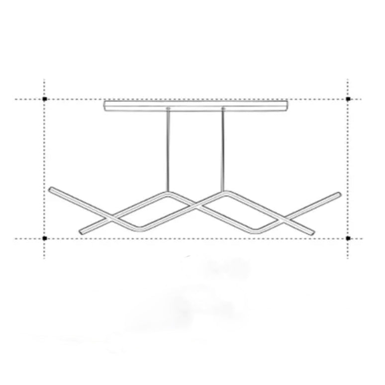 Lustra LED Modern Infinity G23530 WT,  suspendata, cu telecomanda, 56W, 2850lm, alb, cu trei tipuri de lumina