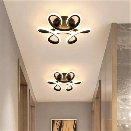 Lustra Led Alaska 30W Neagra,  3902 BK Intens. Reglabila 3000K/4000K/6500K