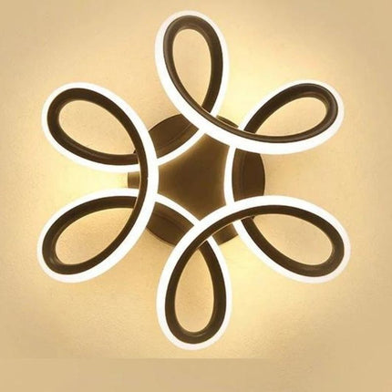 Lustra Led Alaska 30W Neagra,  3902 BK Intens. Reglabila 3000K/4000K/6500K