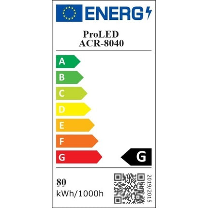 Lustra Led Vibe 80W, 5 Brate Si Telecomanda, Intensitate Reglabila G16801/5 WT