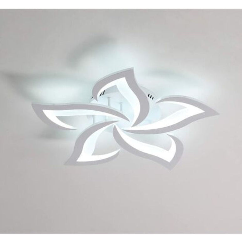 Lustra Led Vibe 80W, 5 Brate Si Telecomanda, Intensitate Reglabila G16801/5 WT LMX