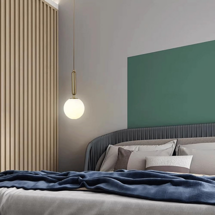 Lustra pe cablu Shiny Glow, stil minimalist, auriu, E27, max 60W DF107/1 GD