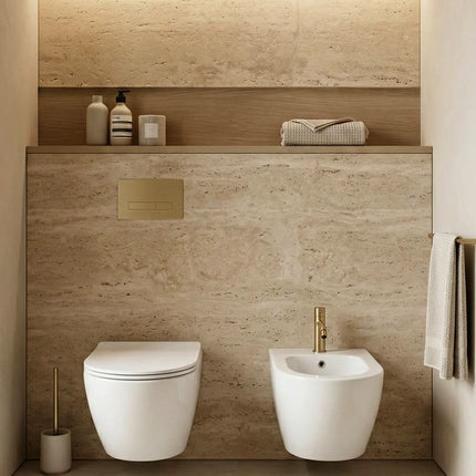 Bideu Suspendat Ceramic White Glossy