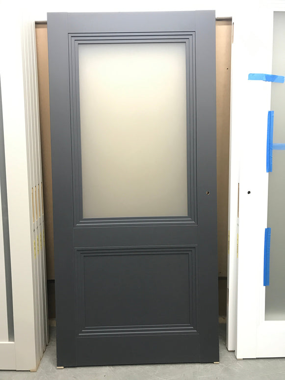 Ușă interior ML 717 – Eleganță clasică cu sticlă satinată / Millenium - Carlo Porte www.olivy.ro