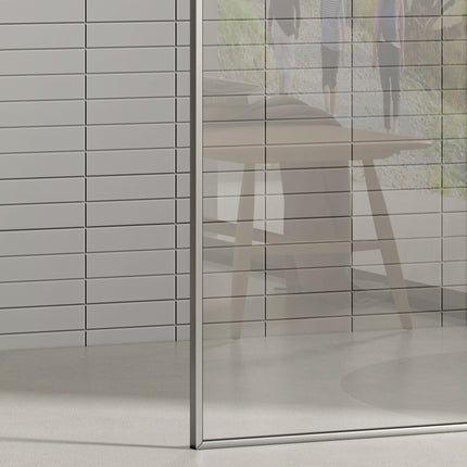 Paravan de duș walk-in fix minimalist reversibil