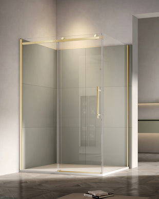 Paravan de duș walk-in culisant premium cu soft-close
