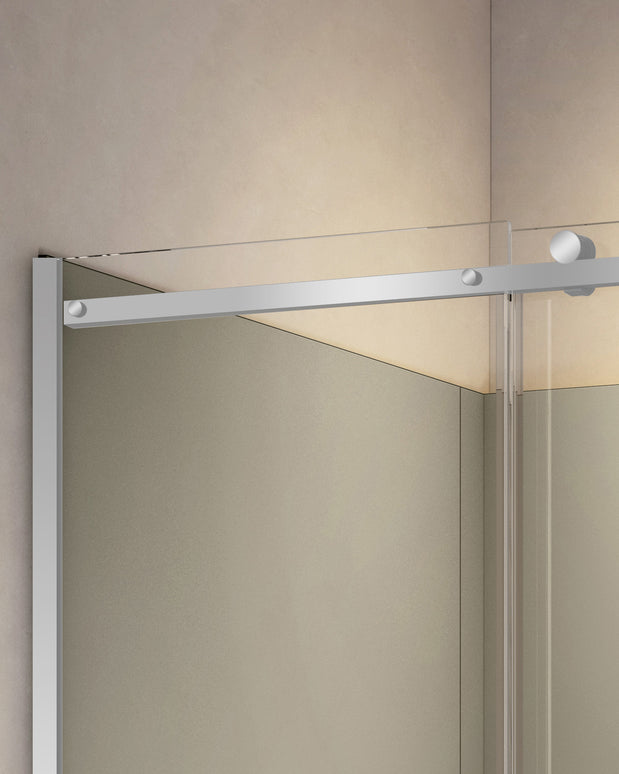 Paravan de duș walk-in culisant premium cu soft-close