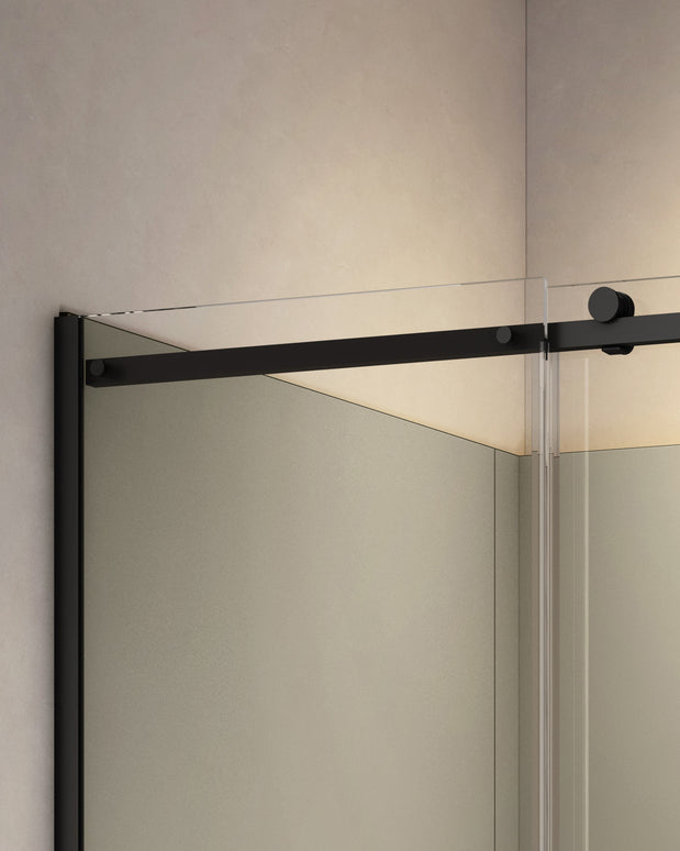 Paravan de duș walk-in culisant premium cu soft-close
