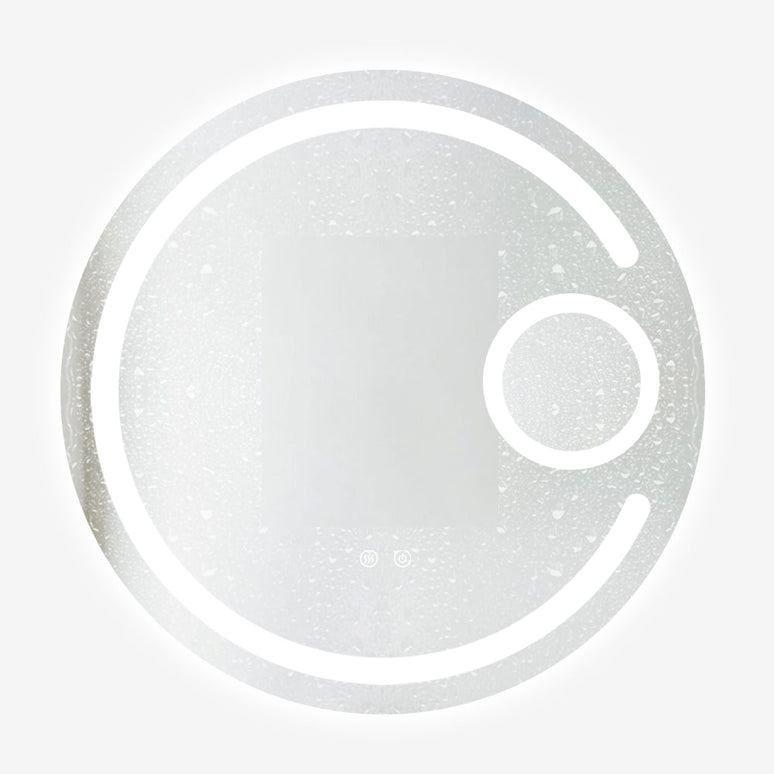 OGLINDA J13 LED ROTUNDA CU FUNCTIE DEZABURIRE SI TOUCH www.olivy.ro