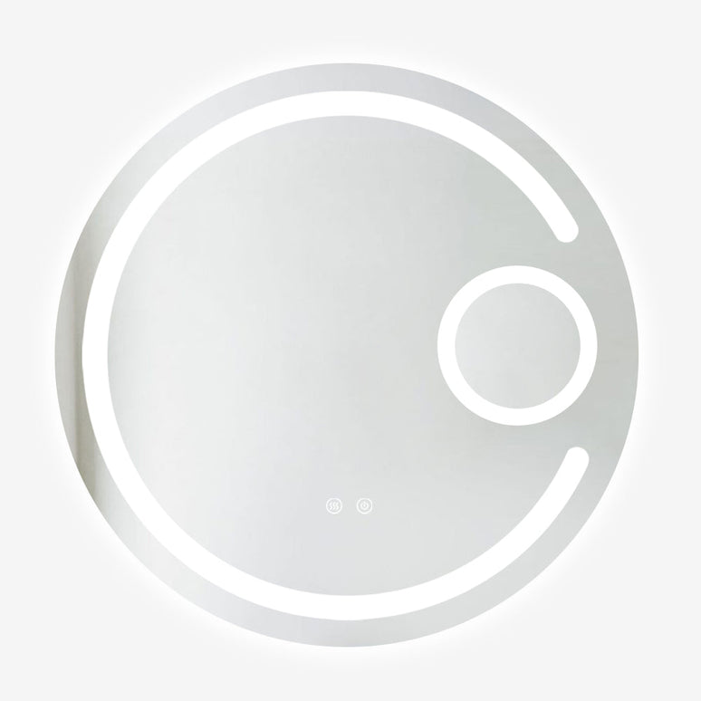 OGLINDA J13 LED ROTUNDA CU FUNCTIE DEZABURIRE SI TOUCH www.olivy.ro