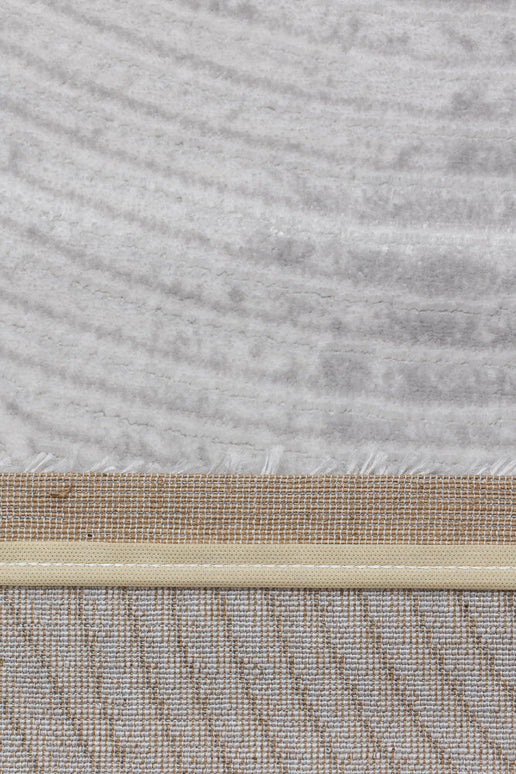 Covor  Lusso Grey – Design Circular 3D, Eleganță Urbană, Textură Moale www.olivy.ro