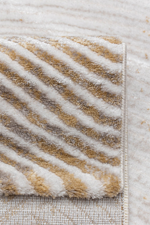 Covor  Lusso Crem Auriu – Design modern www.olivy.ro