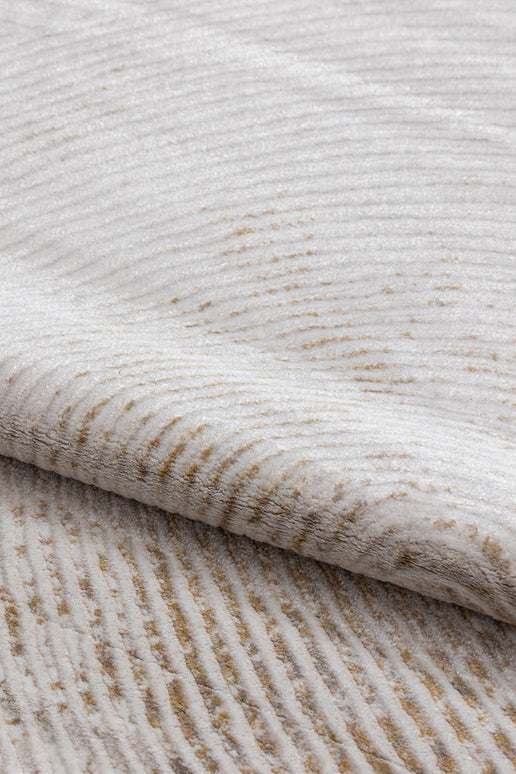 Covor  Lusso Crem Auriu – Design modern www.olivy.ro