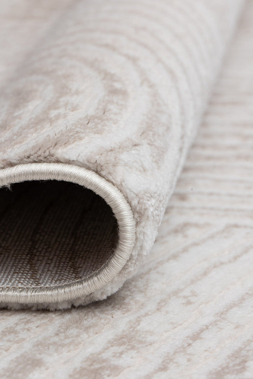 Covor Lusso Cream Beige – Eleganță Neutră cu Textură Premium www.olivy.ro