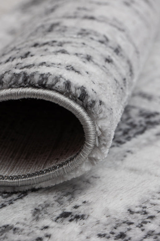 Covor Lusso Grey Antracit – Design Geometric Urban www.olivy.ro