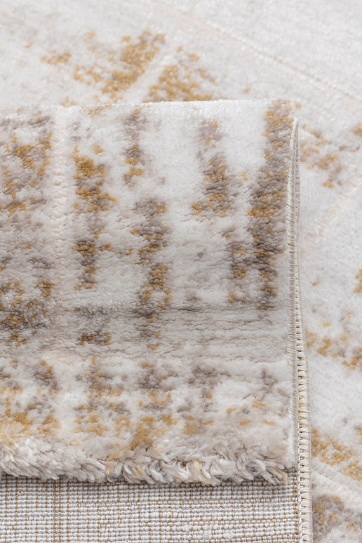 Covor Lusso Cream Gold – Design Modern cu Accente Aurii Elegante www.olivy.ro