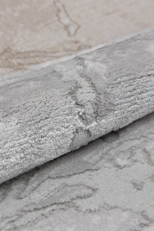 Covor Lusso Grey Modern – Marmorat Gri pentru Living sau Dormitor www.olivy.ro