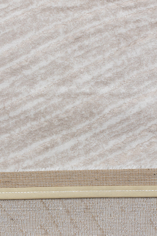 Covor modern Lusso Cream Beige – Design Fluid, Textură Moale și Elegantă www.olivy.ro