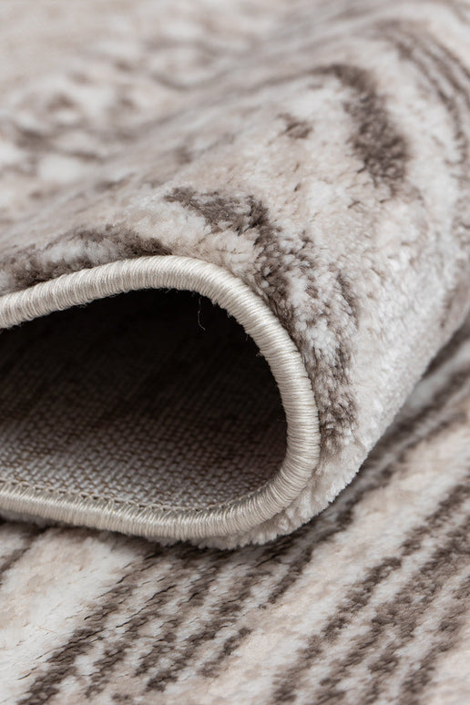 Covor Lusso Cream Brown – Valuri Naturale și Textură Moale www.olivy.ro