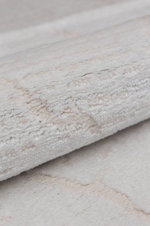 Covor Terra Cream Cream – Eleganță discretă cu efect marmorat www.olivy.ro