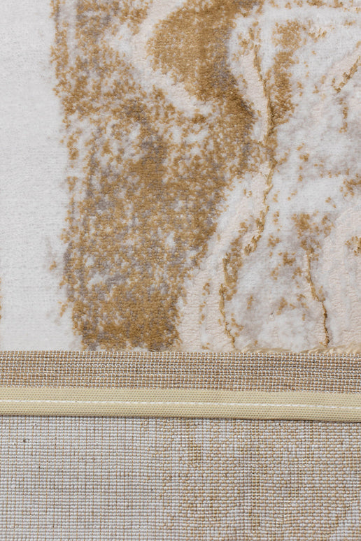 Covor San Marco Cream Gold – Marmură Elegantă cu Reflexii Aurii www.olivy.ro