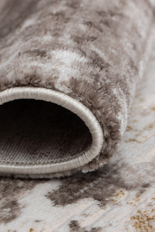 Covor San Marco Cream Brown – Textură Modernă în Tonuri Naturale www.olivy.ro