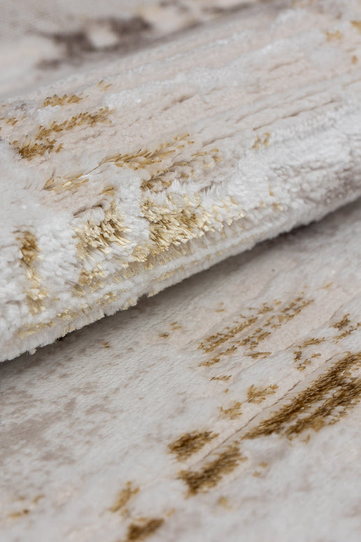 Covor San Marco Cream Brown – Textură Modernă în Tonuri Naturale www.olivy.ro