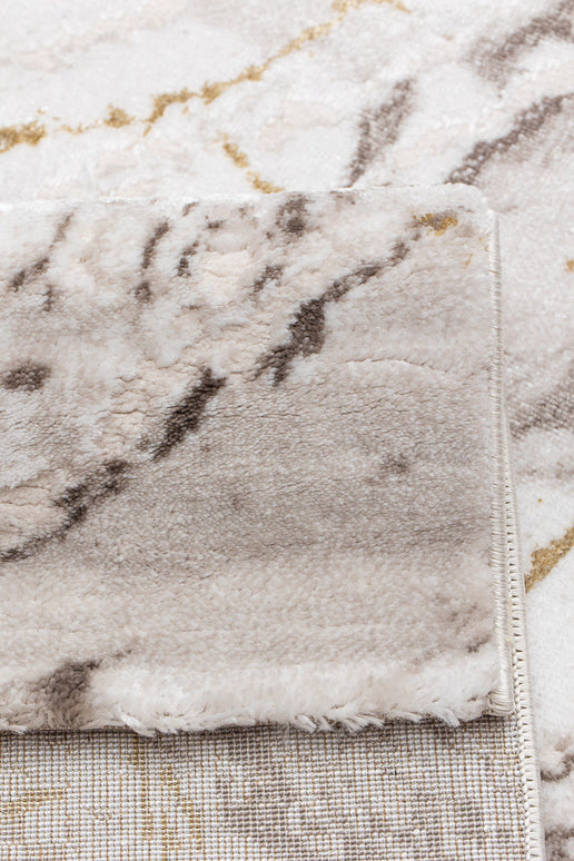 Covor San Marco Cream Brown – Model Marmură Elegantă www.olivy.ro