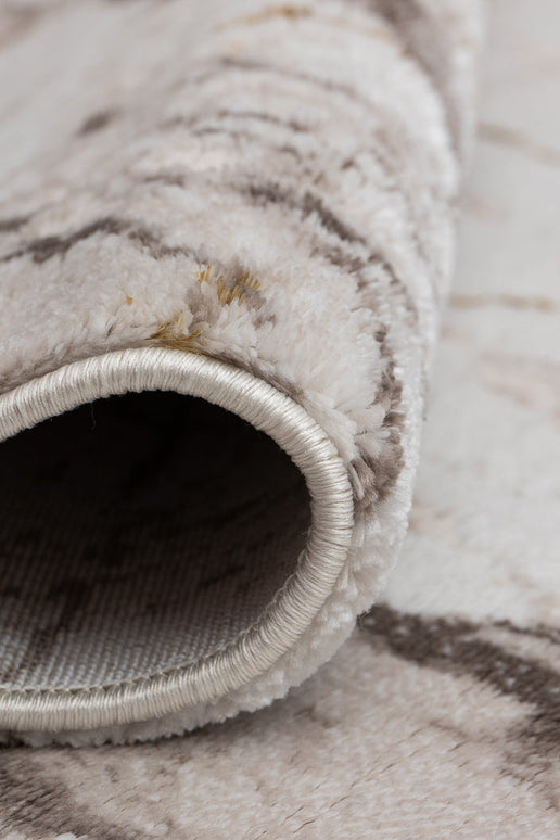 Covor San Marco Cream Brown – Model Marmură Elegantă www.olivy.ro