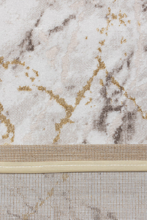 Covor San Marco Cream Brown – Model Marmură Elegantă www.olivy.ro