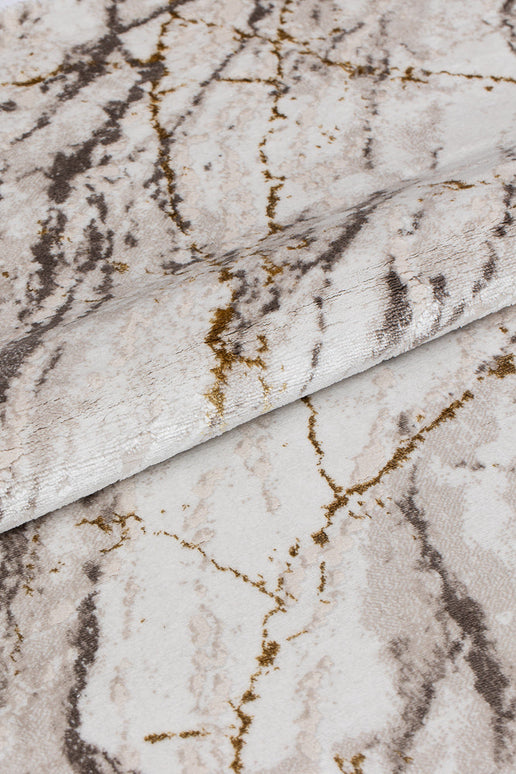 Covor San Marco Cream Brown – Model Marmură Elegantă www.olivy.ro
