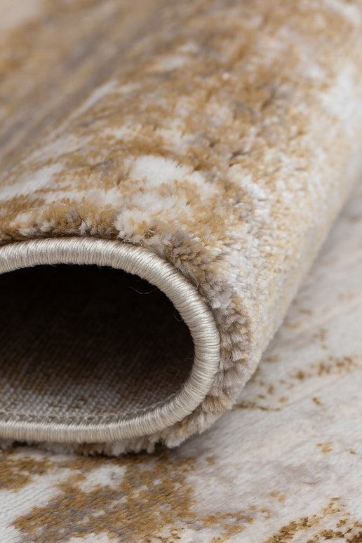 Covor San Marco Cream Gold – Design Modern cu Accente Aurii www.olivy.ro