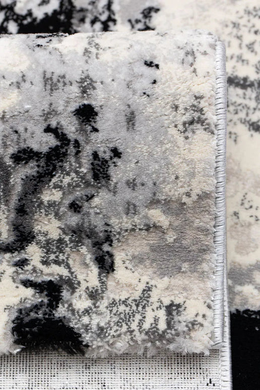 Covor living Rose 51272 Negru/ Gri armeda