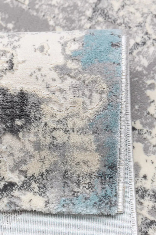 Covor living Rose 51272 E Turcoaz/Gri armeda
